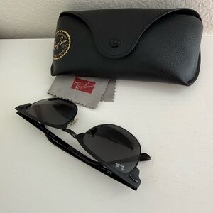 Ray-Ban RB3716 club-master metal  Black Sunglasses